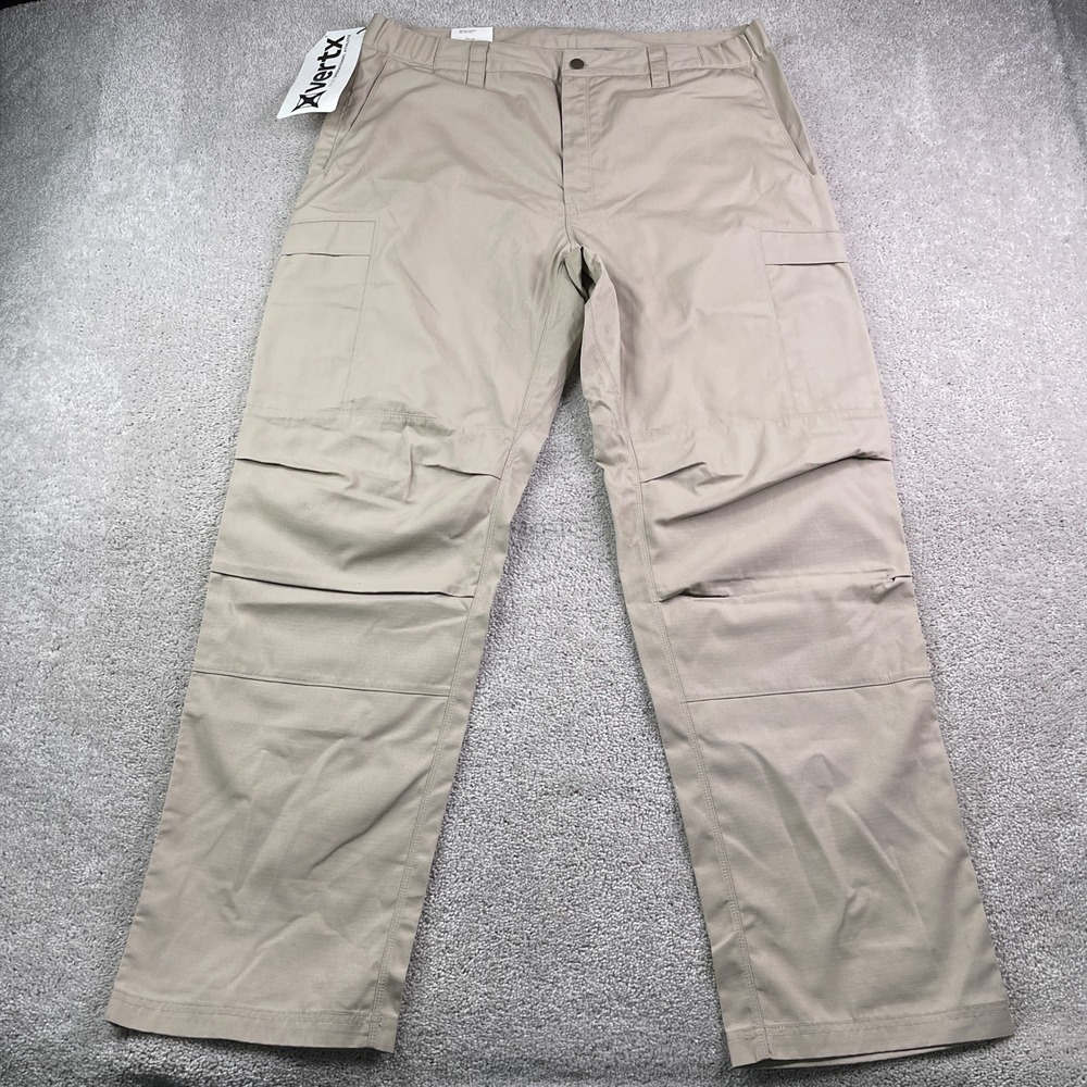 NEW Vertx Pants Mens 40x34 Khaki Phantom LT Light Tactical Cargo Ripstop